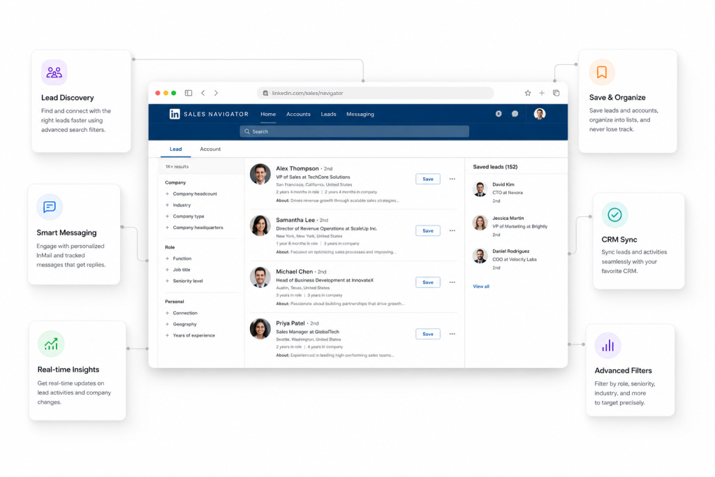 LinkedIn Sales Navigator feature