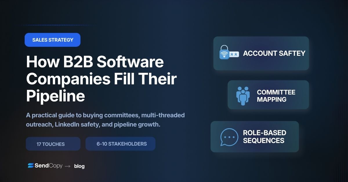 LinkedIn Outreach for SaaS: How B2B Software Companies Fill Their Pipeline