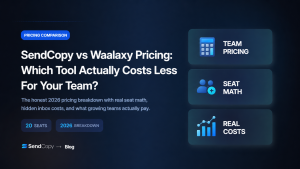 SendCopy vs Waalaxy: Which LinkedIn Outreach Tool Actually Costs Less for Your Team? (2026 Pricing Breakdown)